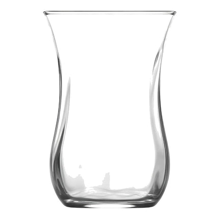 Korkmaz Demmatik Smart Teekocher-Set 1,7 L mit Glaskanne 1,2 L & Lav Klasik Teegläser 6er, Schwarz