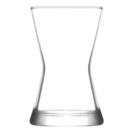 Korkmaz Demmatik Smart Teekocher-Set 1,7 L mit Glaskanne 1,2 L & Lav Derin Teegläser 6er, Schwarz