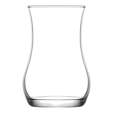 Korkmaz Demmatik Smart Teekocher-Set 1,7 L mit Glaskanne 1,2 L & Lav Eva Teegläser 6er, Schwarz