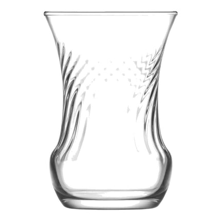 Korkmaz Demmatik Smart Teekocher-Set 1,7 L mit Glaskanne 1,2 L & Lav Inci Teegläser 6er, Schwarz