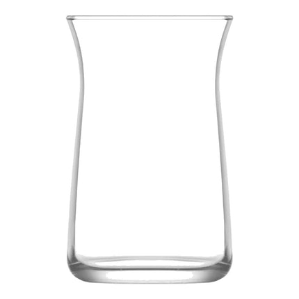 Korkmaz Demmatik Smart Teekocher-Set 1,7 L mit Glaskanne 1,2 L & Lav Vera Teegläser 6er, Schwarz