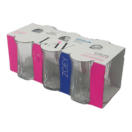 Korkmaz Demmatik Smart Teekocher-Set 1,7 L mit Glaskanne 1,2 L & Lav Zoey Teegläser 6er, Schwarz