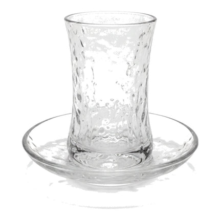 Korkmaz Demmatik Smart Teekocher-Set 1,7 L mit Glaskanne 1,2 L & Weissberg Home Klassisch W2969 Teegläser 6er mit Untert