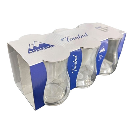 Korkmaz Demmatik Smart Teekocher-Set 1,7 L mit Glaskanne 1,2 L & Weissberg Tombul Teegläser 6er, Schwarz