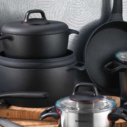Korkmaz Gusto Alu Frypan 24x5cm20l Tava A1366