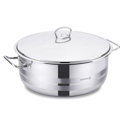 Korkmaz Kochtopf aus Edelstahl Tencere Mega 15l 36x16cm A1945