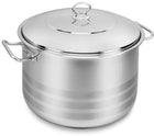 Korkmaz Kochtopf Casserole aus Edelstahl Tencere Mega 45l 45x30cm A1950