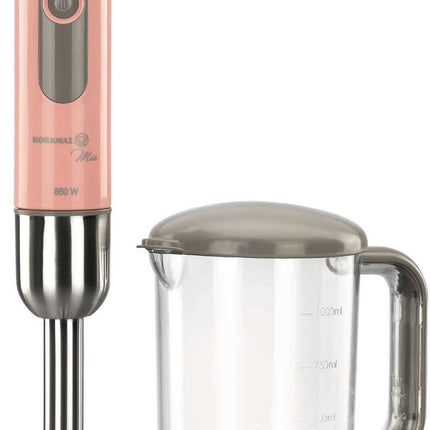 Korkmaz Mia Duo Blender Set – Pink | 850W Edelstahl Stabmixer mit 1000 ml Messbeche kaufen bei Linkreich – Jetzt entdecken!