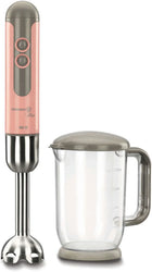 Korkmaz Mia Duo Blender Set – Pink, 850W, Edelstahl Stabmixer mit Messbecher & 2 Stufen