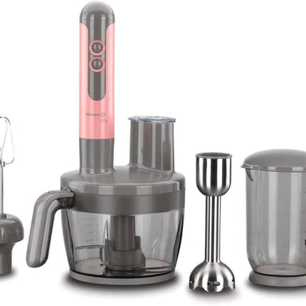 Korkmaz Mia Multi Blender Set – Pink | 1300W  mit Hackmesser (Mixer & Blender) kaufen bei Linkreich – Jetzt entdecken!
