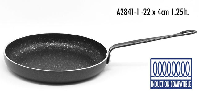 Korkmaz Pro - Chef Frypan A2841 - 1 – 22 × 4 cm, Antihaft Granit - Optik, Induktion geeignet (Pfanne / Bratpfanne) kaufen bei Linkreich – Jetzt entdecken!