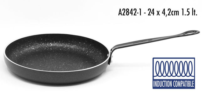 Korkmaz Pro - Chef Pfanne – 24 × 4,2 cm, Aluminium, Antihaft, Induktion geeignet (Pfanne / Bratpfanne) kaufen bei Linkreich – Jetzt entdecken!