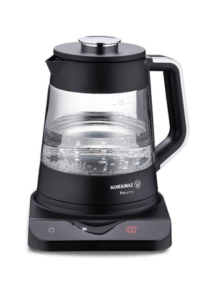 Korkmaz Prosense Teemaschine Glas – Vollständig transparent | 0,8 L / 1,7 L - Linkreich