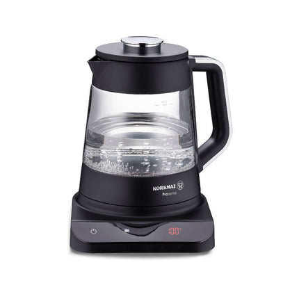 Korkmaz Prosense Teemaschine Glas – Vollständig transparent | 0,8 L / 1,7 L - Linkreich