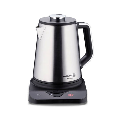 Korkmaz Prosense Teemaschine Hybrid – Edelstahl & Glas | 0,8 L / 1,7 L - Linkreich