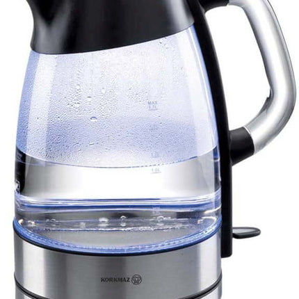 Korkmaz Retro Elektrischer Wasserkocher mit LED - (Wasserkocher) kaufen bei Linkreich – Jetzt entdecken!