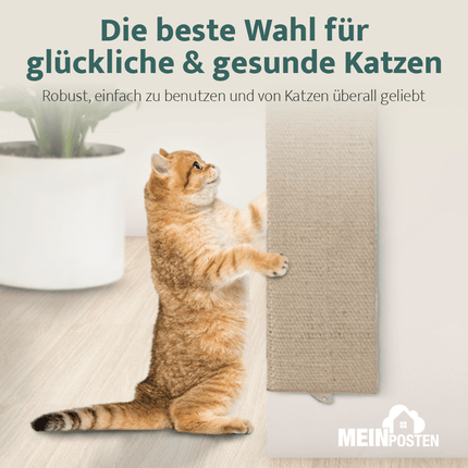 Kratzbrett Kratzmatte für Wand 80x28 cm Eckkratzbrett Kratzbaum Katzen Katze Sisal (Katzenkratzbrett) kaufen bei Linkreich – Jetzt entdecken!