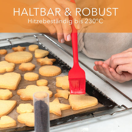 Küchenhelfer aus Silikon & Edelstahl Kochutensilien Rot - 5er Set (Küchenhelfer & - utensilien) kaufen bei Linkreich – Jetzt entdecken!