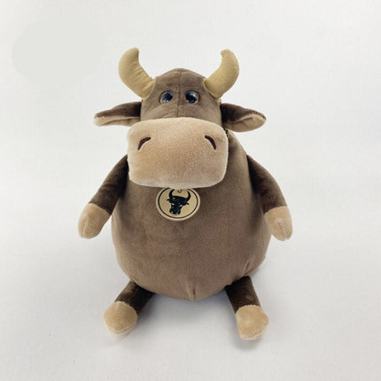 SEO. Kuh Cartoon Kuscheltier - 35 cm Plüschtier für Kinder süßes Stofftier - Linkreich
