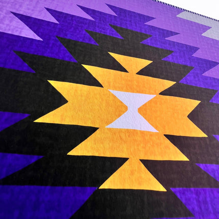 Kunstdruck Kilim Yamka violett