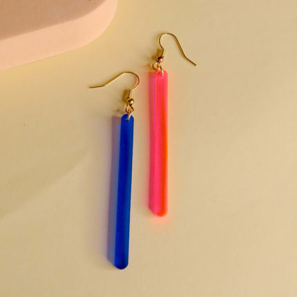 niemalsmehrohne x Kunstmuseum Basel Edition - neon lights Nr. 4 - Ohrringe