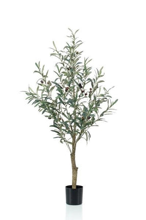 Kunstpflanze Olivenbaum – Olea Europaea – 115cm – Hochwertiger künstlicher Baum mit naturgetreuen Blättern & Oliven – Immergrüne Dekopflanze für Wohnzimmer, Wintergarten & Büro – Pflegefrei & langlebig (Plant) kaufen bei Linkreich – Jetzt entdecken!