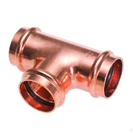 Kupfer Press T - Stück V - Kontur 15 mm – CONEL (T Stück Fitting Kupfer) kaufen bei Linkreich – Jetzt entdecken!