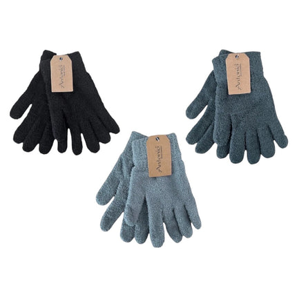Günstige Winter Damen Handschuhe » weiche Fingerhandschuhe » Strickhandschuhe Magic Dunkel Kollektion