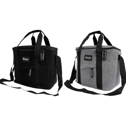 Kühltasche » Gefriertasche » isolierte Picknick Tasche in Cord Optik » Isoliertasche » Kleine Kühlbox mit Henkel und Schultergurt