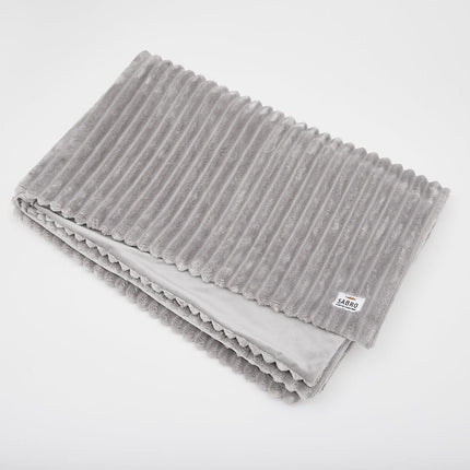 SEO. Kuscheldecke VÄRME Breitcord - pearl Linkreich