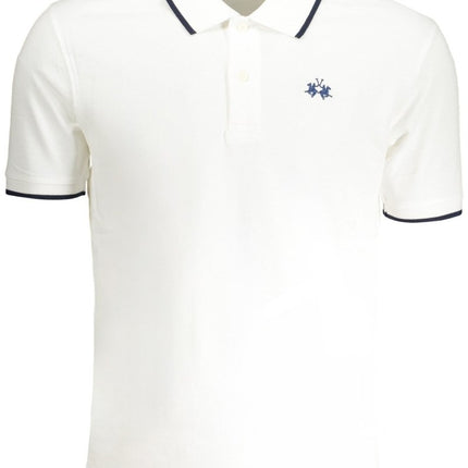 SEO. LA MARTINA Herren Poloshirt Kurzarm Weiss – Klassisches Polo aus Baumwolle - Weiß Linkreich