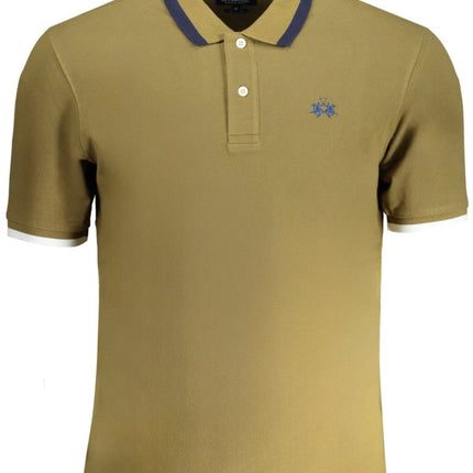 SEO. La Martina Herren - Poloshirt Mit Kurzen Ärmeln, Weiss - Grün Linkreich