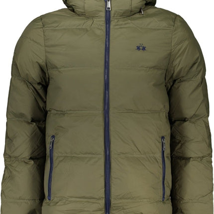 SEO. LA MARTINA Herrenjacke – Schwarze Kapuzenjacke für Frühjahr/Sommer - Grün Linkreich