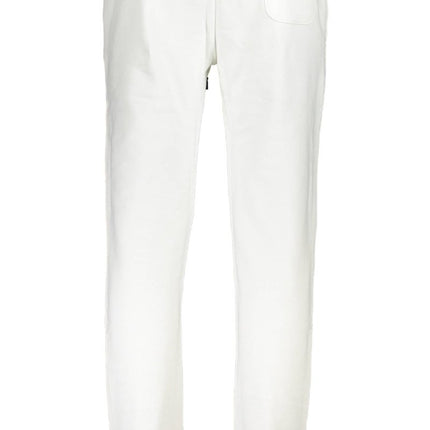 SEO. LA MARTINA Jogginghose Herren – Weisse Sporthose mit Logo - Print und Schnürbund - Weiß Linkreich