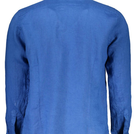 SEO. La Martina Langarmhemd Herren Blau - Blau Linkreich