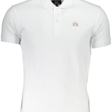 SEO. LA MARTINA Poloshirt Herren – Slim Fit aus Baumwolle mit Stickerei | soulluna.de - Weiß Linkreich