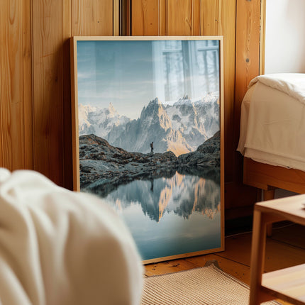 Lac Blanc Print – Aiguilles de Chamonix Reflection Photography