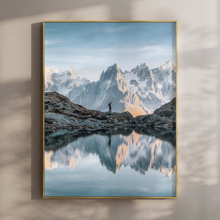 Lac Blanc Print – Aiguilles de Chamonix Reflection Photography