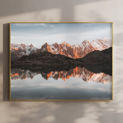 Lac Blanc - Reflections of the Mont Blanc Massif - Mountain Photography