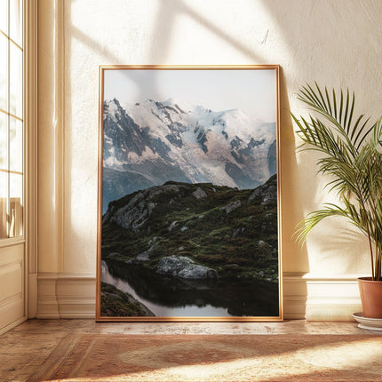 Lac de la Flégère – Chamonix Mountain Landscape Print Set of 3