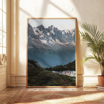 Lac de la Flégère – Chamonix Mountain Landscape Print Set of 3