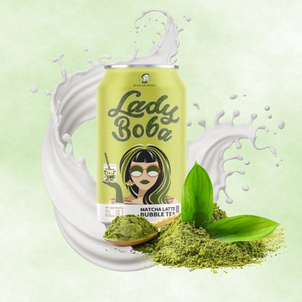 SEO. Lady Boba Bubble Tea Drink Matcha Latte 315ml - Linkreich