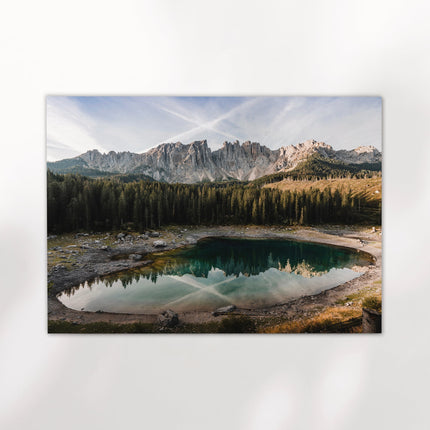 Lago di Carezza Wall Art Print – Dolomites Photography Poster