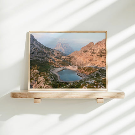 Lago di Coldai and Monte Pelmo – Dolomites Landscape Photography Print