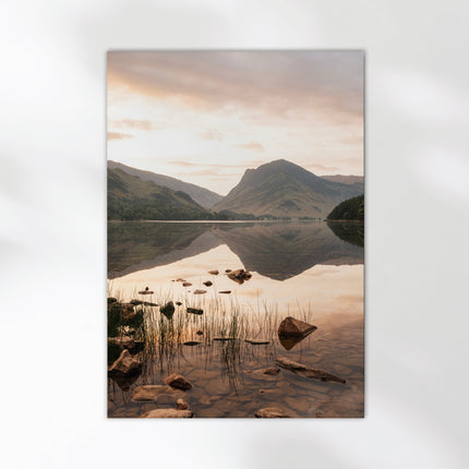 Buttermere Lake District Print – Mountain Landscape Wall Art