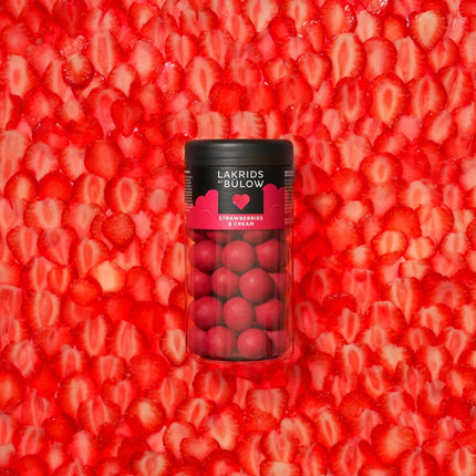 SEO. LAKRIDS BÜLOW - Love: Strawberry & Cream regular 270g - Linkreich