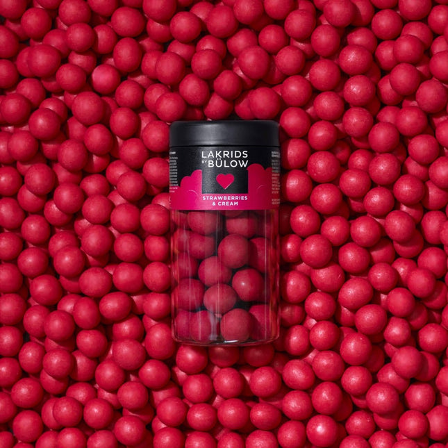 SEO. LAKRIDS BÜLOW - Love: Strawberry & Cream regular 270g - Linkreich