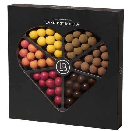 SEO. LAKRIDS BÜLOW - Selection Box Love Black 450g - Linkreich