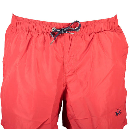 LA MARTINA Badeboxer Herren – Elastischer Bund mit Schnürung & Stickerei