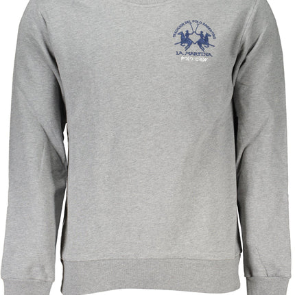 LA MARTINA Sweatshirt Herren mit Reißverschluss – Schwarzes Fleece für Herbst/Winter